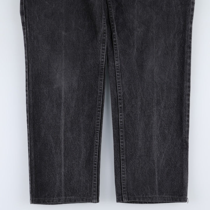 Levi's black denim tapered jeans, made in Canada, men's size W37 (approx.). cotton black type Vintage Second Hand