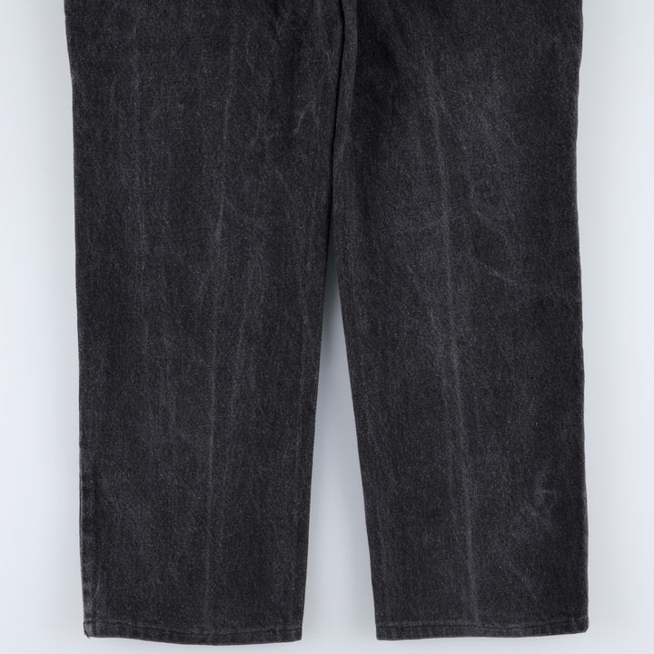 Levi's black denim tapered jeans, made in Canada, men's size W37 (approx.). cotton black type Vintage Second Hand