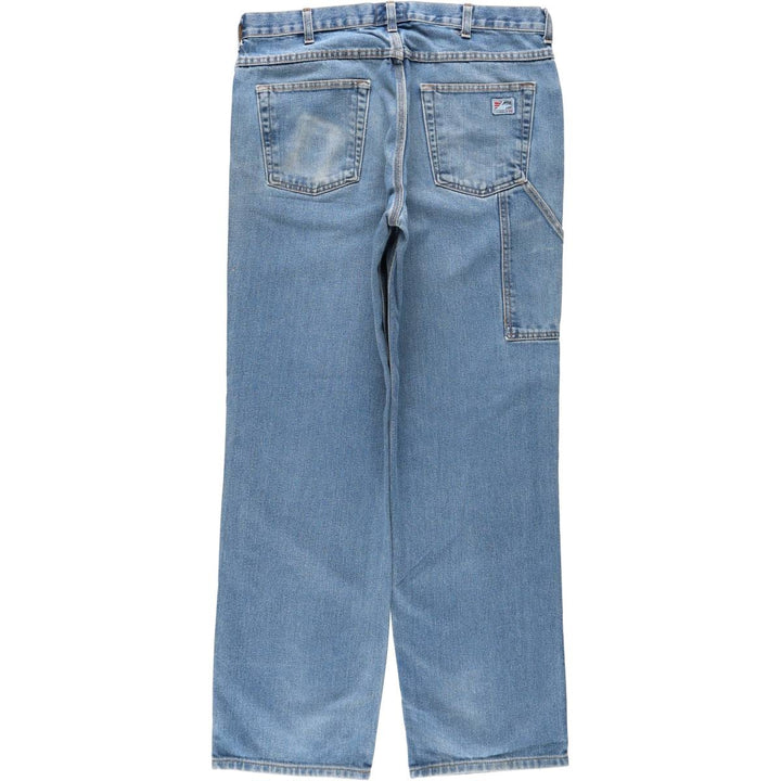 TYNDALE Denim Painter Pants, Made in USA, Men's Size W36 (approx.) unclear blue type Vintage Second Hand