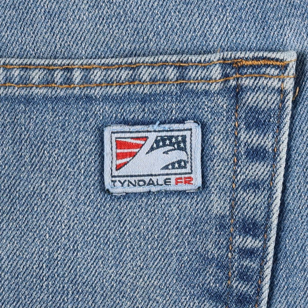 TYNDALE Denim Painter Pants, Made in USA, Men's Size W36 (approx.) unclear blue type Vintage Second Hand