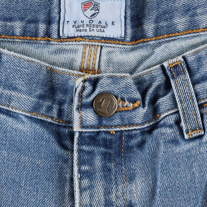 TYNDALE Denim Painter Pants, Made in USA, Men's Size W36 (approx.) unclear blue type Vintage Second Hand