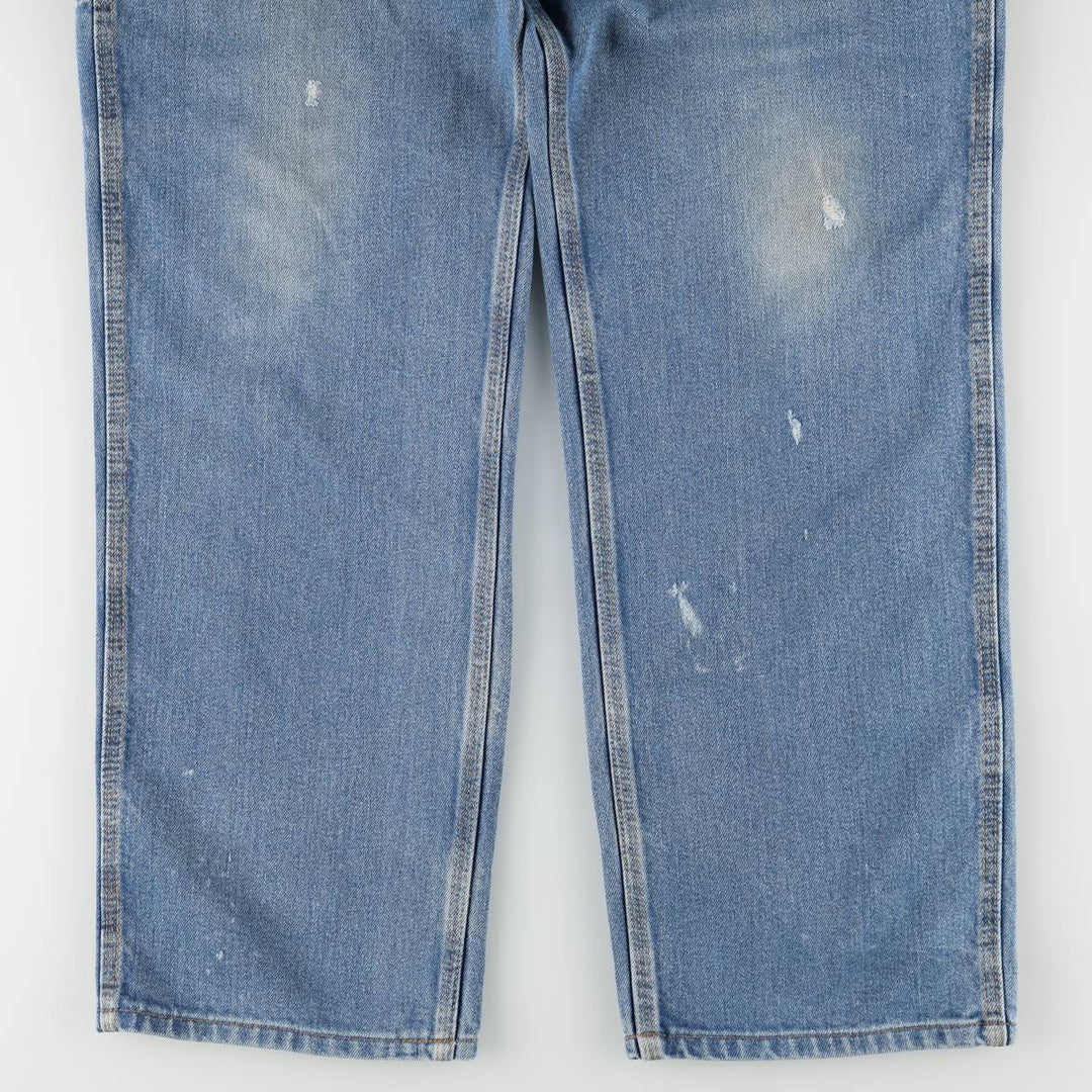 TYNDALE Denim Painter Pants, Made in USA, Men's Size W36 (approx.) unclear blue type Vintage Second Hand