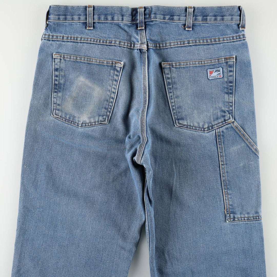TYNDALE Denim Painter Pants, Made in USA, Men's Size W36 (approx.) unclear blue type Vintage Second Hand