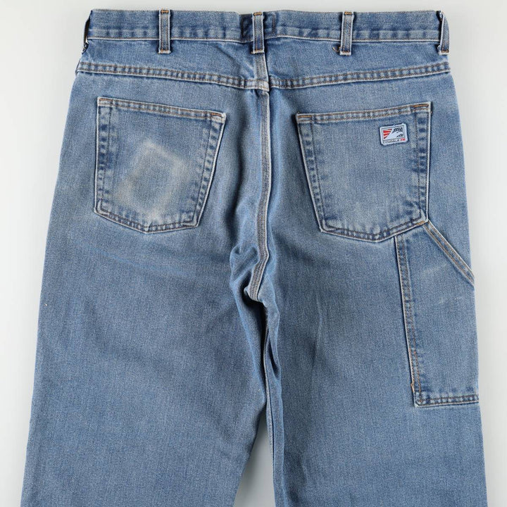 TYNDALE Denim Painter Pants, Made in USA, Men's Size W36 (approx.) unclear blue type Vintage Second Hand