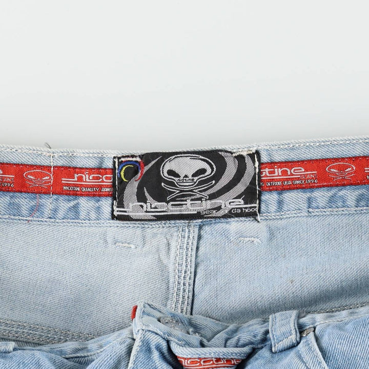 Nicotine Gear Freestyle Jeans Denim Painter Pants Men's Size M cotton blue type Vintage Second Hand