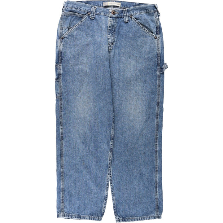 90s-00'S Lee Carpenter Jeans Denim Painter Pants, Men's W35 (approx.) cotton blue type Vintage Second Hand