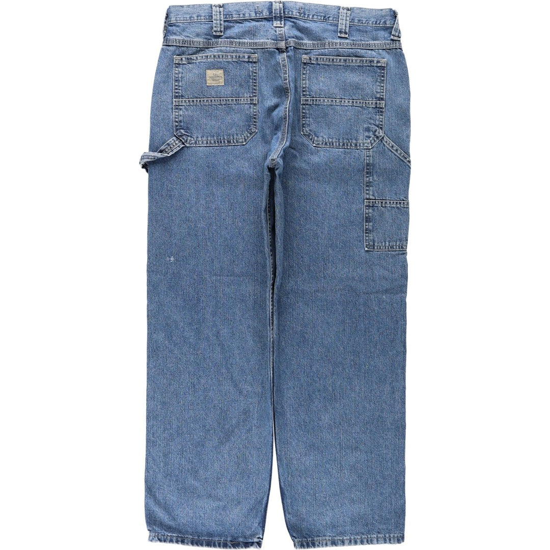 90s-00'S Lee Carpenter Jeans Denim Painter Pants, Men's W35 (approx.) cotton blue type Vintage Second Hand