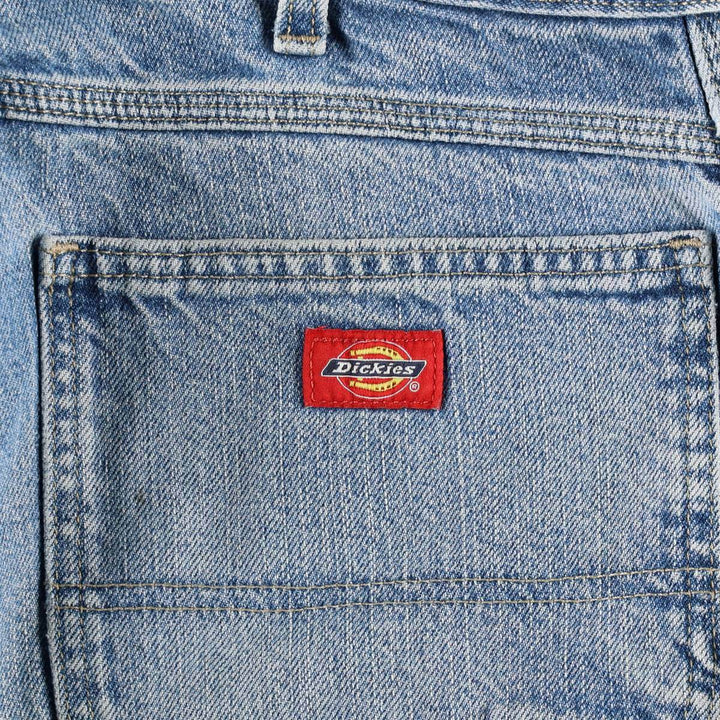 Dickies denim painter pants for men, equivalent to W34 cotton blue type Vintage Second Hand