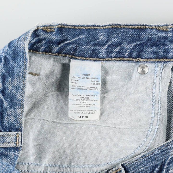 Dickies denim painter pants for men, equivalent to W34 cotton blue type Vintage Second Hand