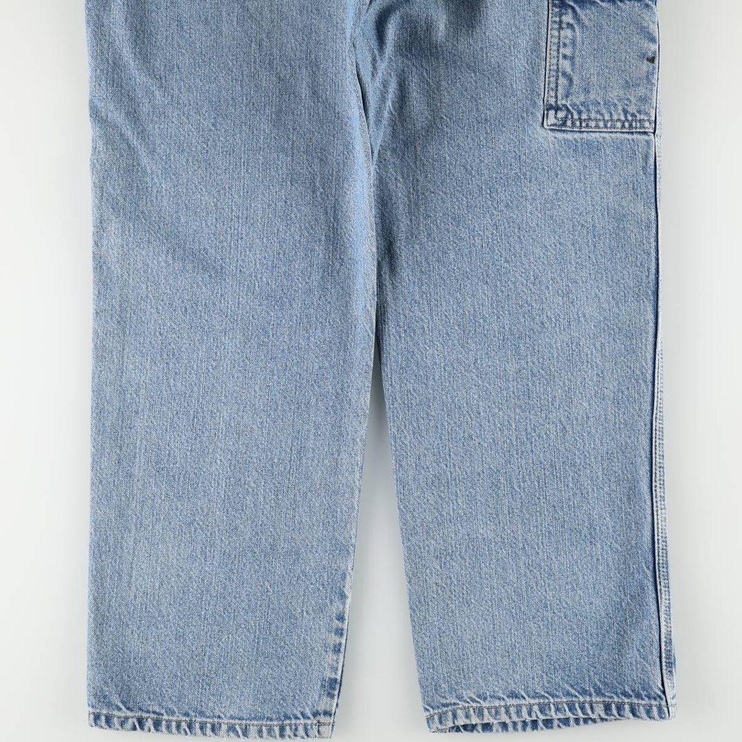Dickies denim painter pants for men, equivalent to W34 cotton blue type Vintage Second Hand