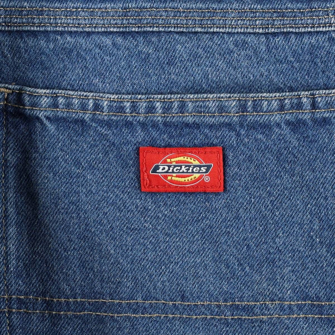 Dickies denim painter pants for men, equivalent to W32 cotton blue type Vintage Second Hand