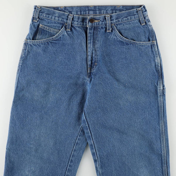 Dickies denim painter pants for men, equivalent to W32 cotton blue type Vintage Second Hand