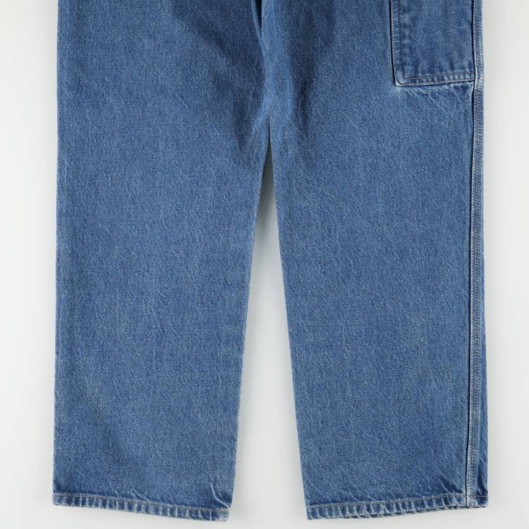Dickies denim painter pants for men, equivalent to W32 cotton blue type Vintage Second Hand