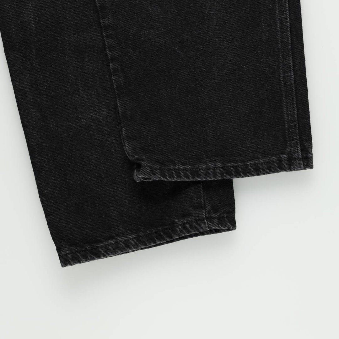 RUSTLER Denim Painter Pants, Men's W32 (approx.) cotton black type Vintage Second Hand