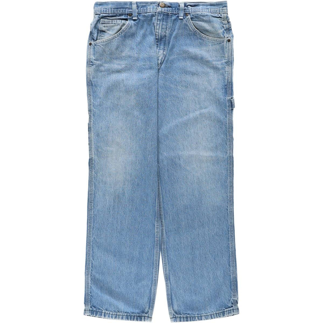 Key Denim Painter Pants, Men's, Size W33 (approx.) unclear blue type Vintage Second Hand