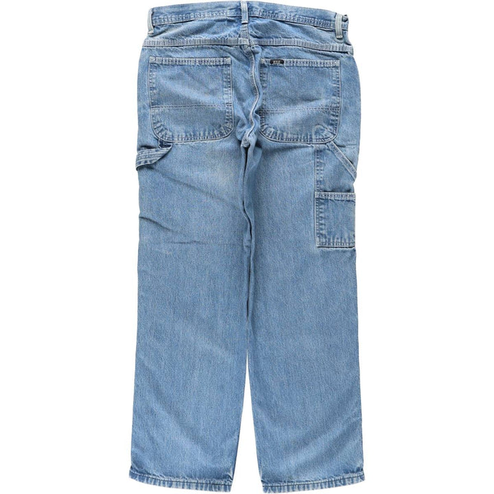 Key Denim Painter Pants, Men's, Size W33 (approx.) unclear blue type Vintage Second Hand