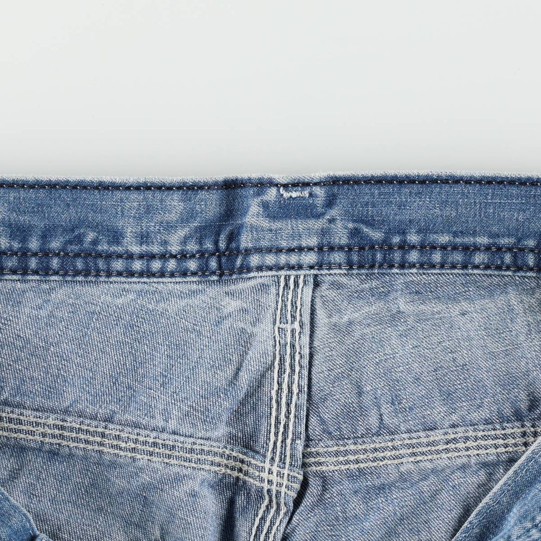Key Denim Painter Pants, Men's, Size W33 (approx.) unclear blue type Vintage Second Hand