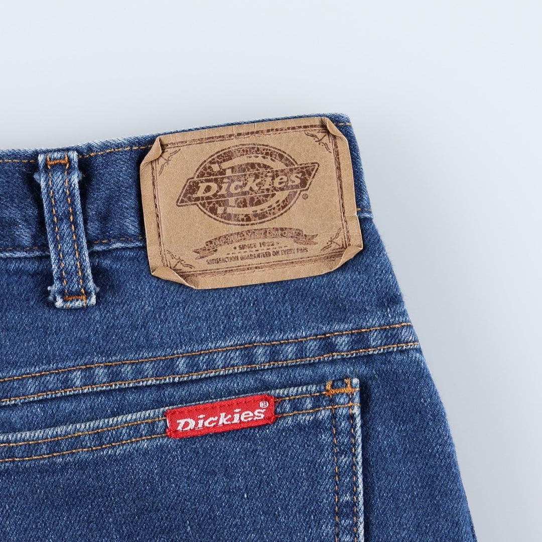 Dickies Straight Denim Pants for Men, W33 equivalent unclear blue type Vintage Second Hand
