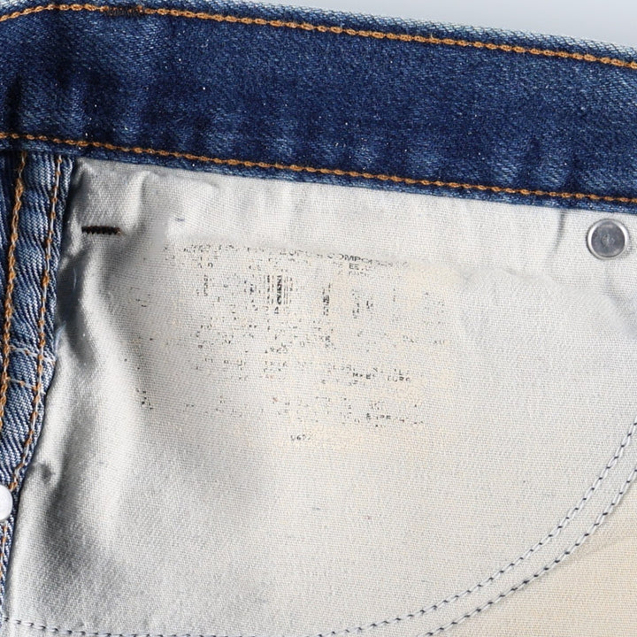 Dickies Straight Denim Pants for Men, W33 equivalent unclear blue type Vintage Second Hand