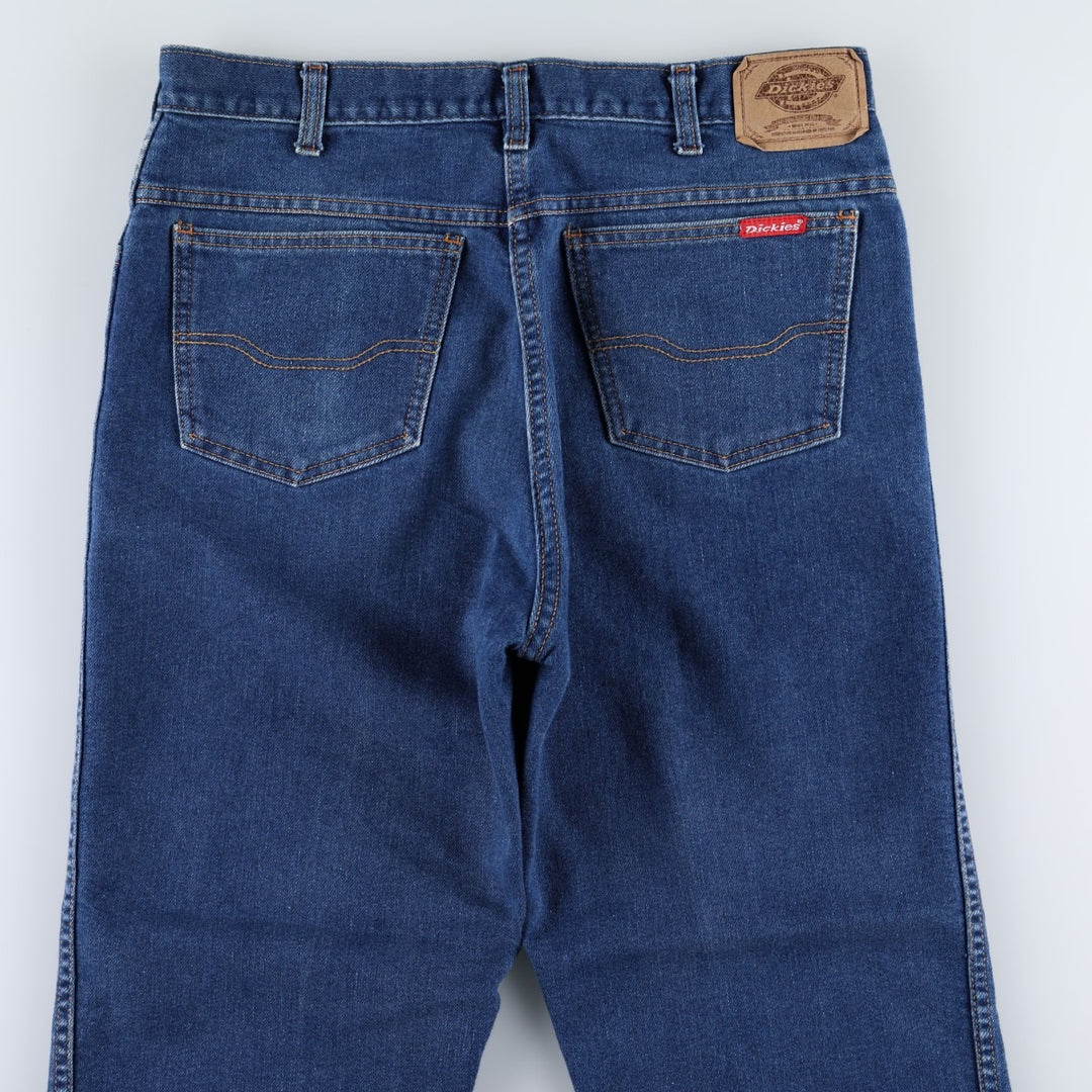 Dickies Straight Denim Pants for Men, W33 equivalent unclear blue type Vintage Second Hand