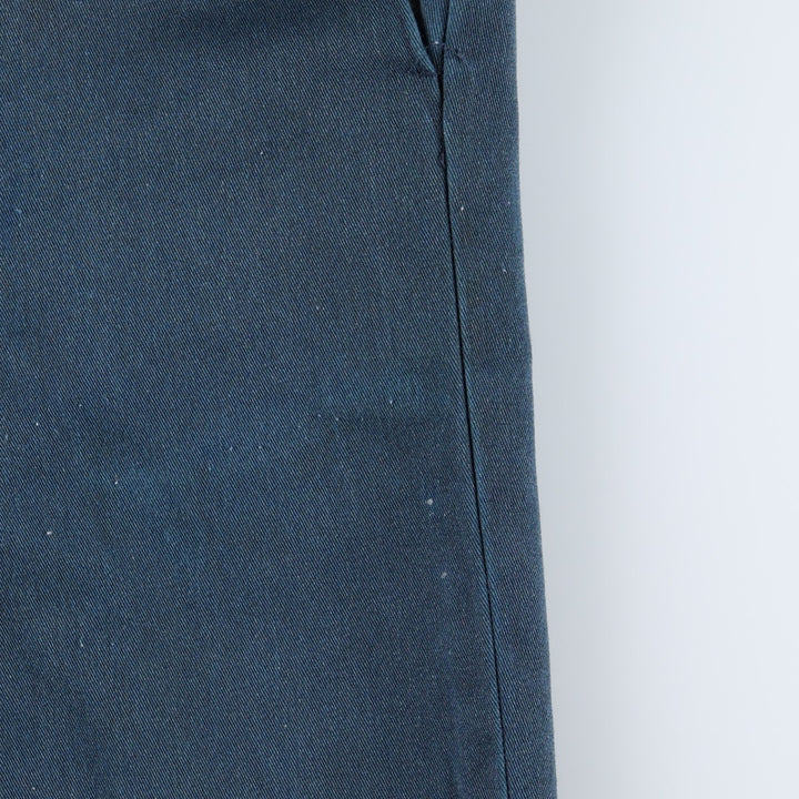 80s-90'S Dickies work pants, made in USA, men's size W33 equivalent, vintage. polyester navy blue type Vintage Second Hand
