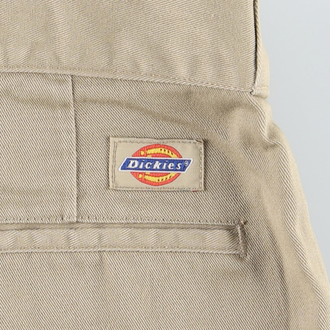90'S Dickies Work Pants Made in USA Men's W36 Vintage polyester Beige type Vintage Second Hand