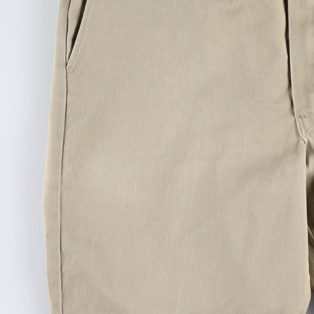 80s-90'S Dickies Work Pants, Made in USA, Men's Size W37 (approx.), Vintage polyester Beige type Vintage Second Hand