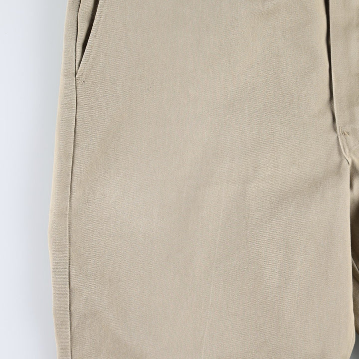 80s-90'S Dickies Work Pants, Made in USA, Men's Size W37 (approx.), Vintage polyester Beige type Vintage Second Hand