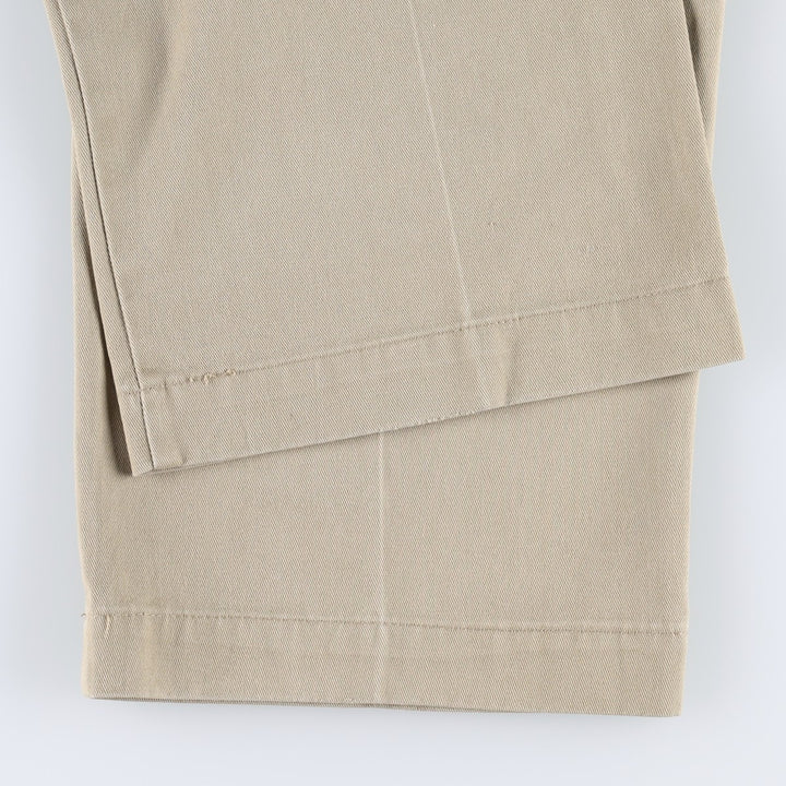 80s-90'S Dickies Work Pants, Made in USA, Men's Size W37 (approx.), Vintage polyester Beige type Vintage Second Hand