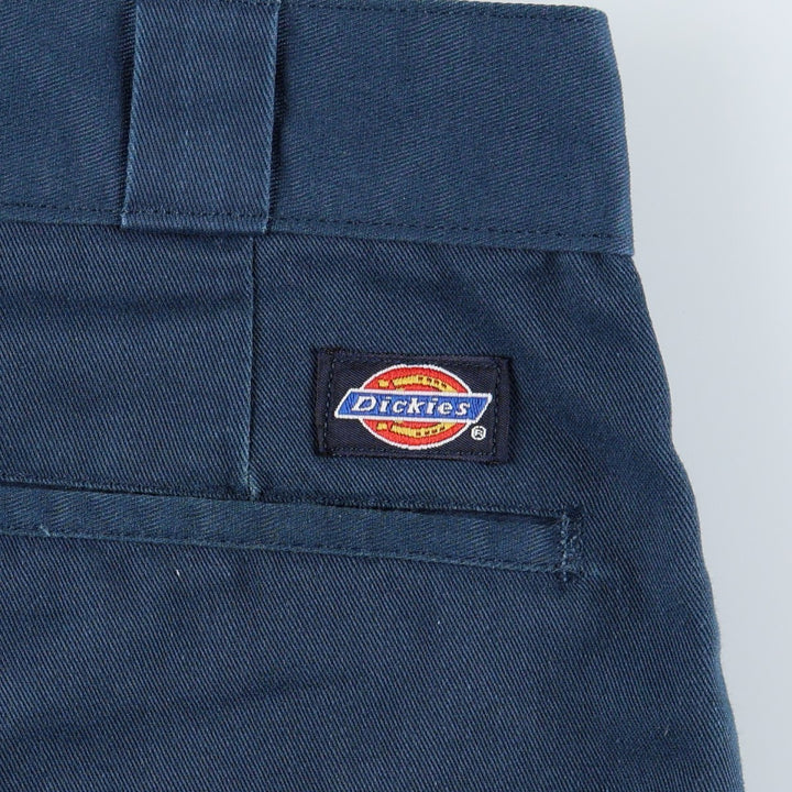 ~90'S Dickies work pants, men's size W33 equivalent, vintage. unclear navy blue type Vintage Second Hand