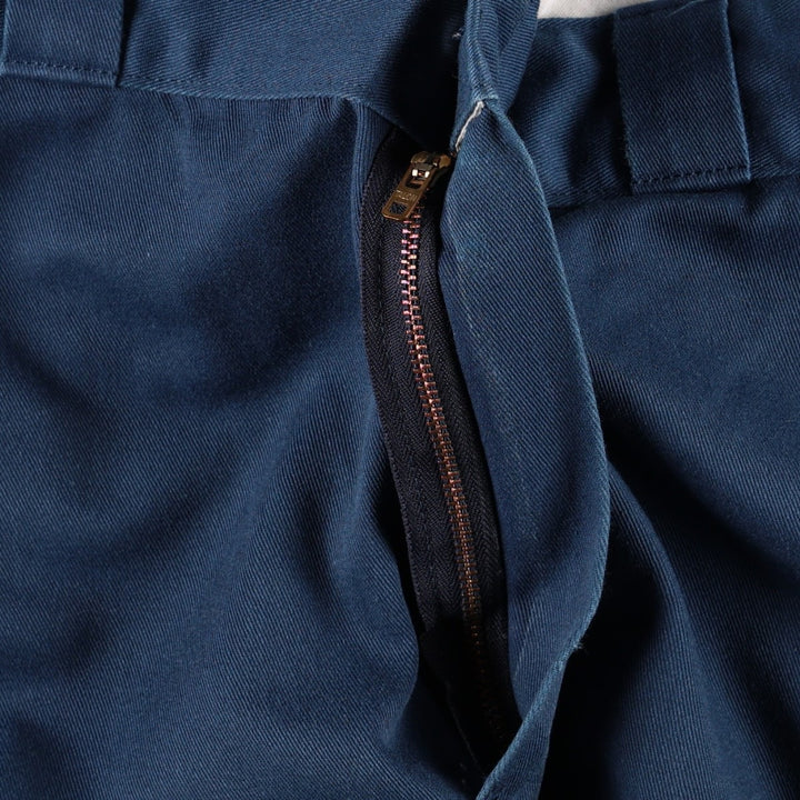 ~90'S Dickies work pants, men's size W33 equivalent, vintage. unclear navy blue type Vintage Second Hand