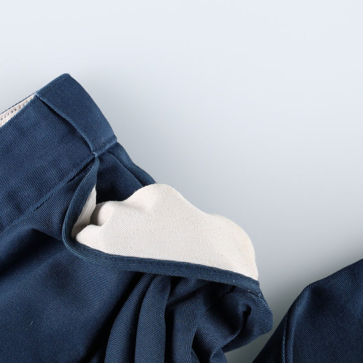 ~90'S Dickies work pants, men's size W33 equivalent, vintage. unclear navy blue type Vintage Second Hand