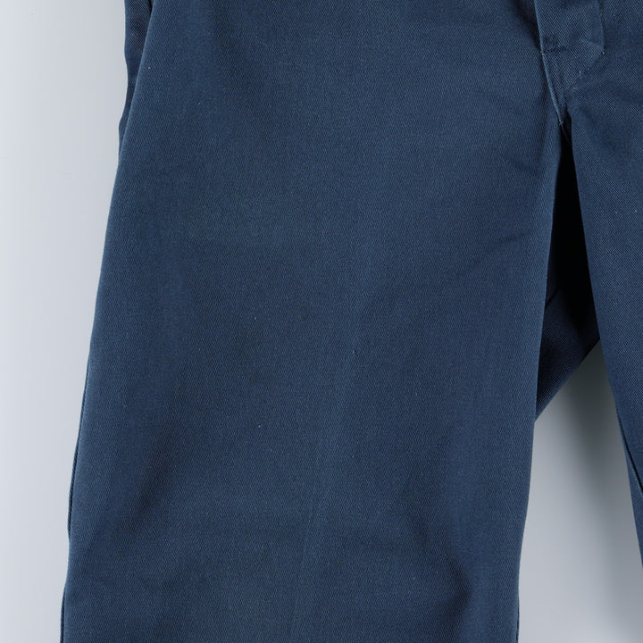 ~90'S Dickies work pants, men's size W33 equivalent, vintage. unclear navy blue type Vintage Second Hand