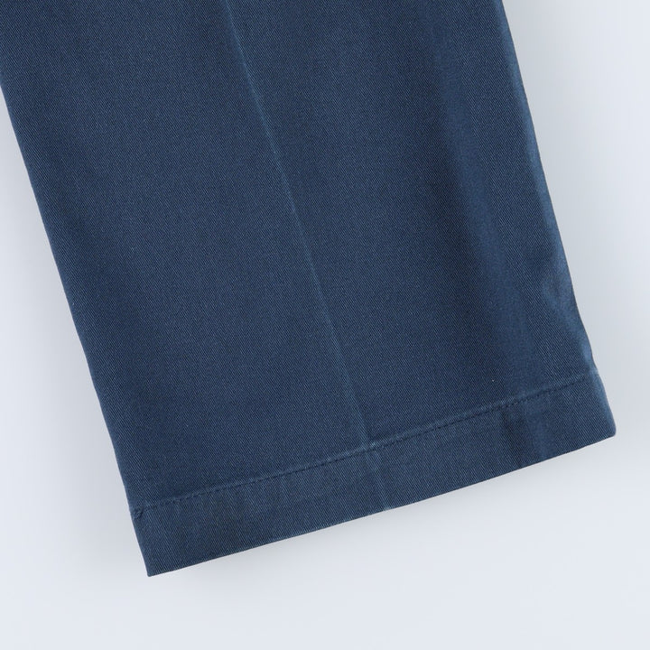 ~90'S Dickies work pants, men's size W33 equivalent, vintage. unclear navy blue type Vintage Second Hand