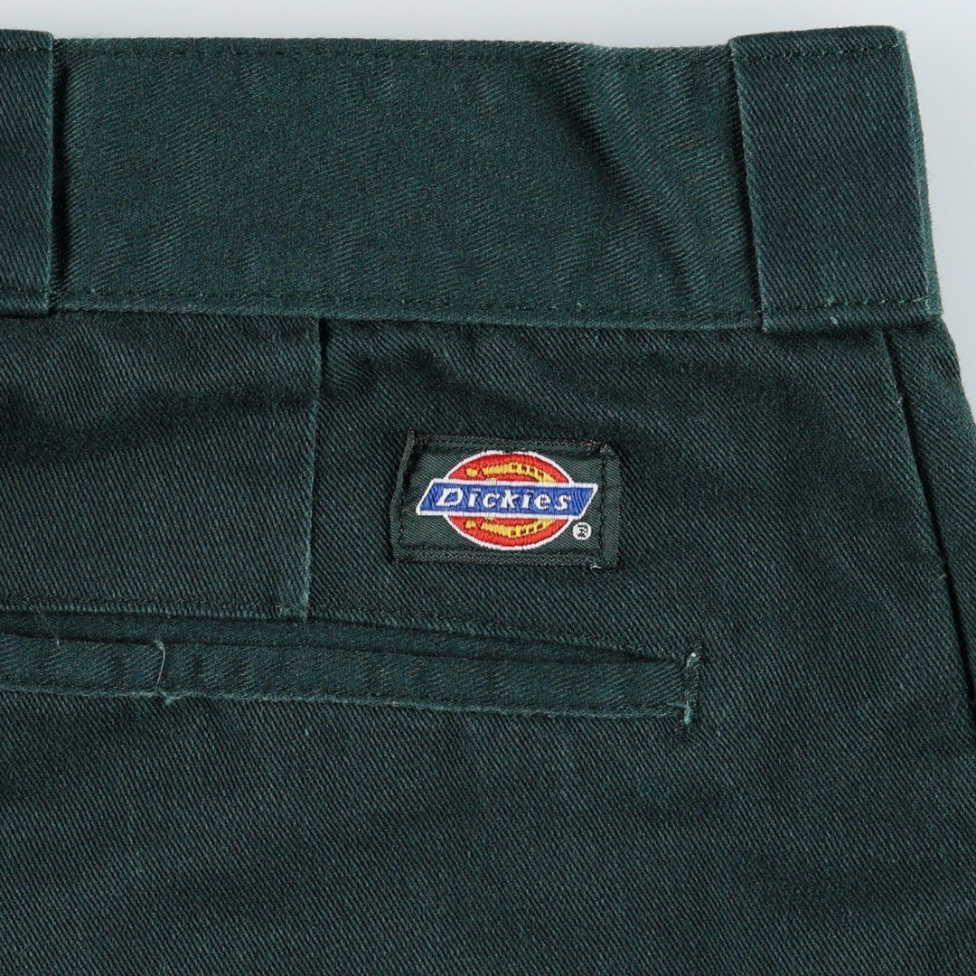 Dickies Work Pants Men's W34 unclear dark green Vintage Second Hand