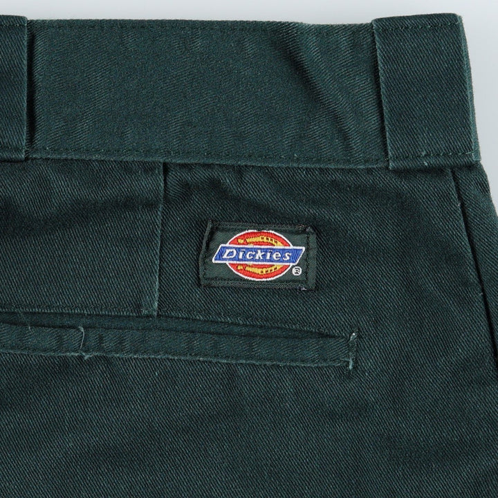 Dickies Work Pants Men's W34 unclear dark green Vintage Second Hand