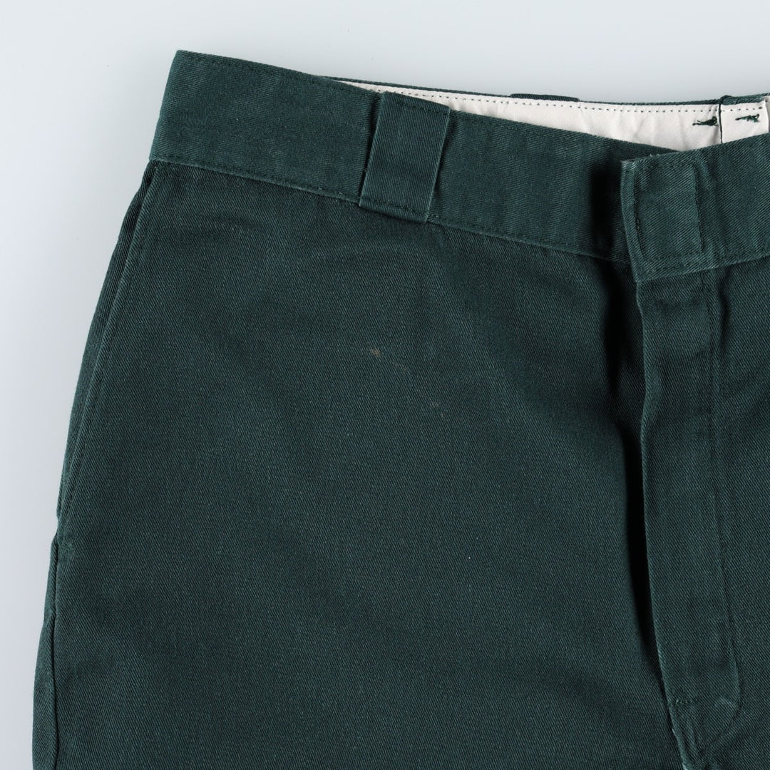 Dickies Work Pants Men's W34 unclear dark green Vintage Second Hand