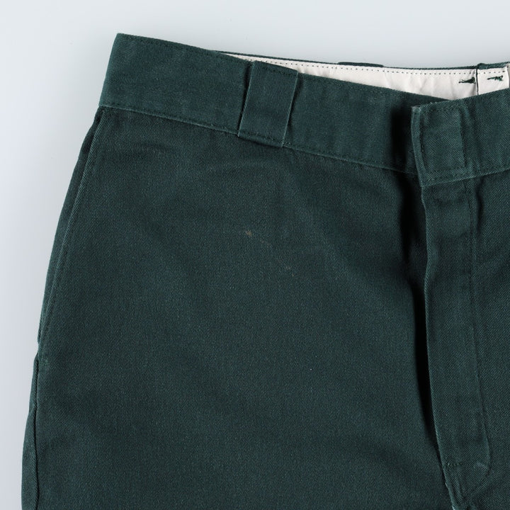 Dickies Work Pants Men's W34 unclear dark green Vintage Second Hand