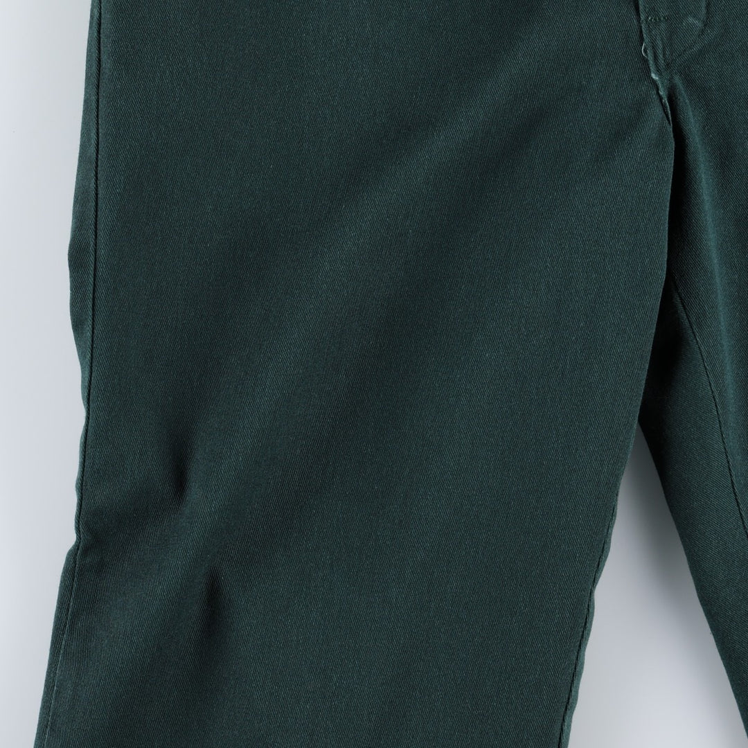Dickies Work Pants Men's W34 unclear dark green Vintage Second Hand