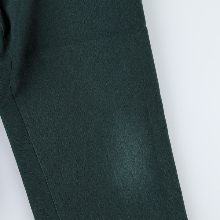 Dickies Work Pants Men's W34 unclear dark green Vintage Second Hand