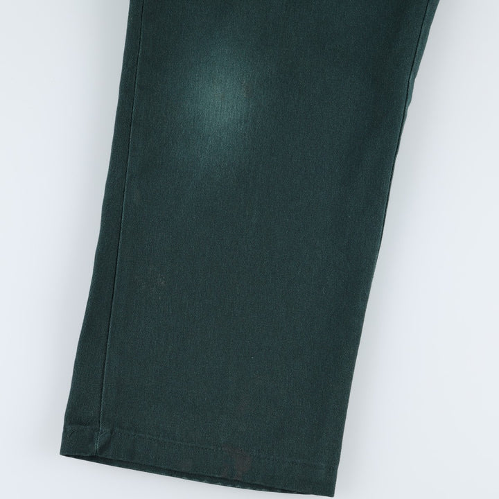 Dickies Work Pants Men's W34 unclear dark green Vintage Second Hand