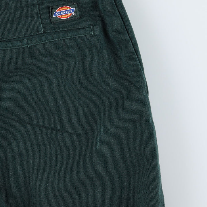 Dickies Work Pants Men's W34 unclear dark green Vintage Second Hand