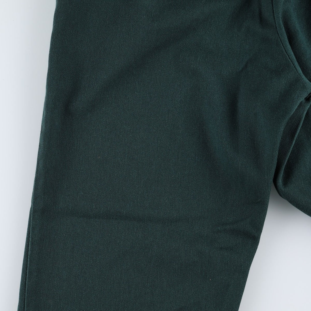 Dickies Work Pants Men's W34 unclear dark green Vintage Second Hand