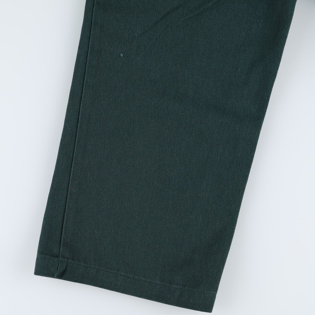 Dickies Work Pants Men's W34 unclear dark green Vintage Second Hand