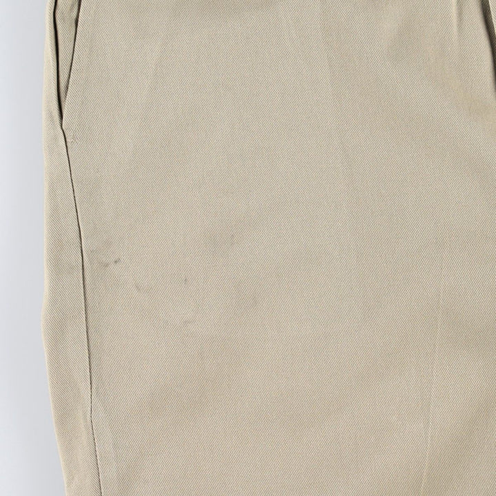 90'S Dickies Work Pants Made in USA Men's W35 Vintage polyester Beige type Vintage Second Hand