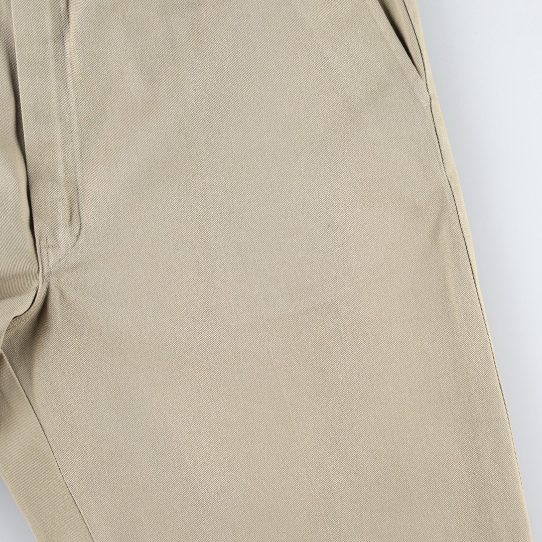 90'S Dickies Work Pants Made in USA Men's W35 Vintage polyester Beige type Vintage Second Hand