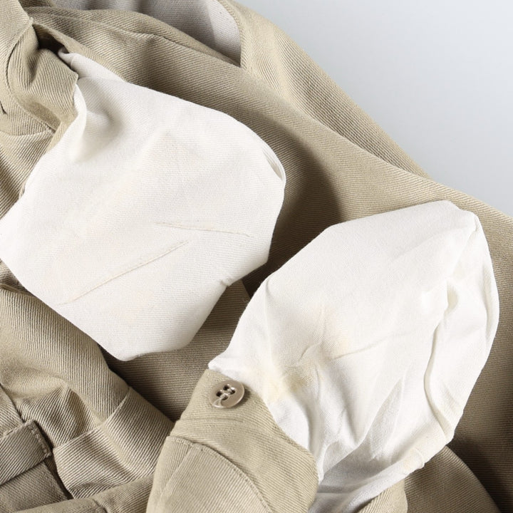 90'S Dickies Work Pants Made in USA Men's W35 Vintage polyester Beige type Vintage Second Hand