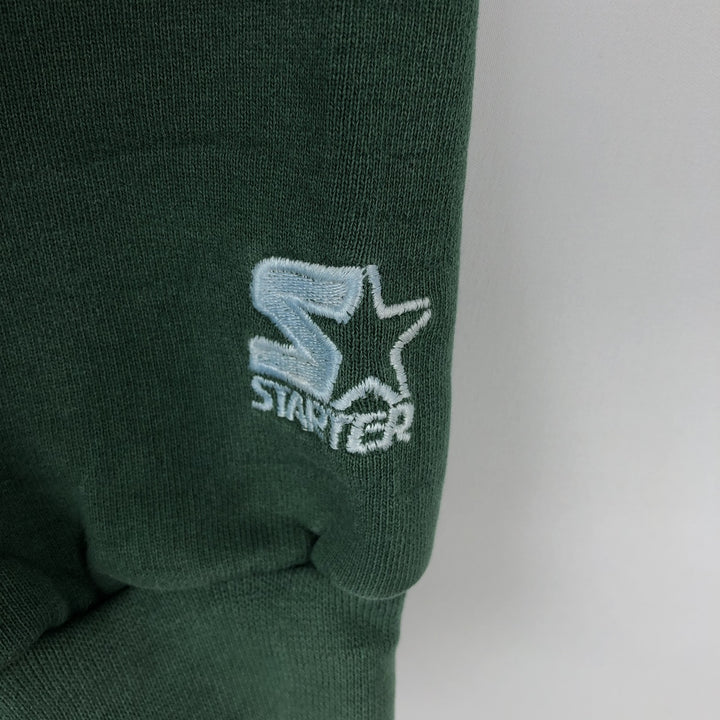 90'S Starter NFL Green Bay Packers Print Sweatshirt, Made in USA, Men's XL equivalent, Vintage cotton green type Vintage Second Hand