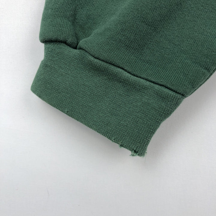 90'S Starter NFL Green Bay Packers Print Sweatshirt, Made in USA, Men's XL equivalent, Vintage cotton green type Vintage Second Hand