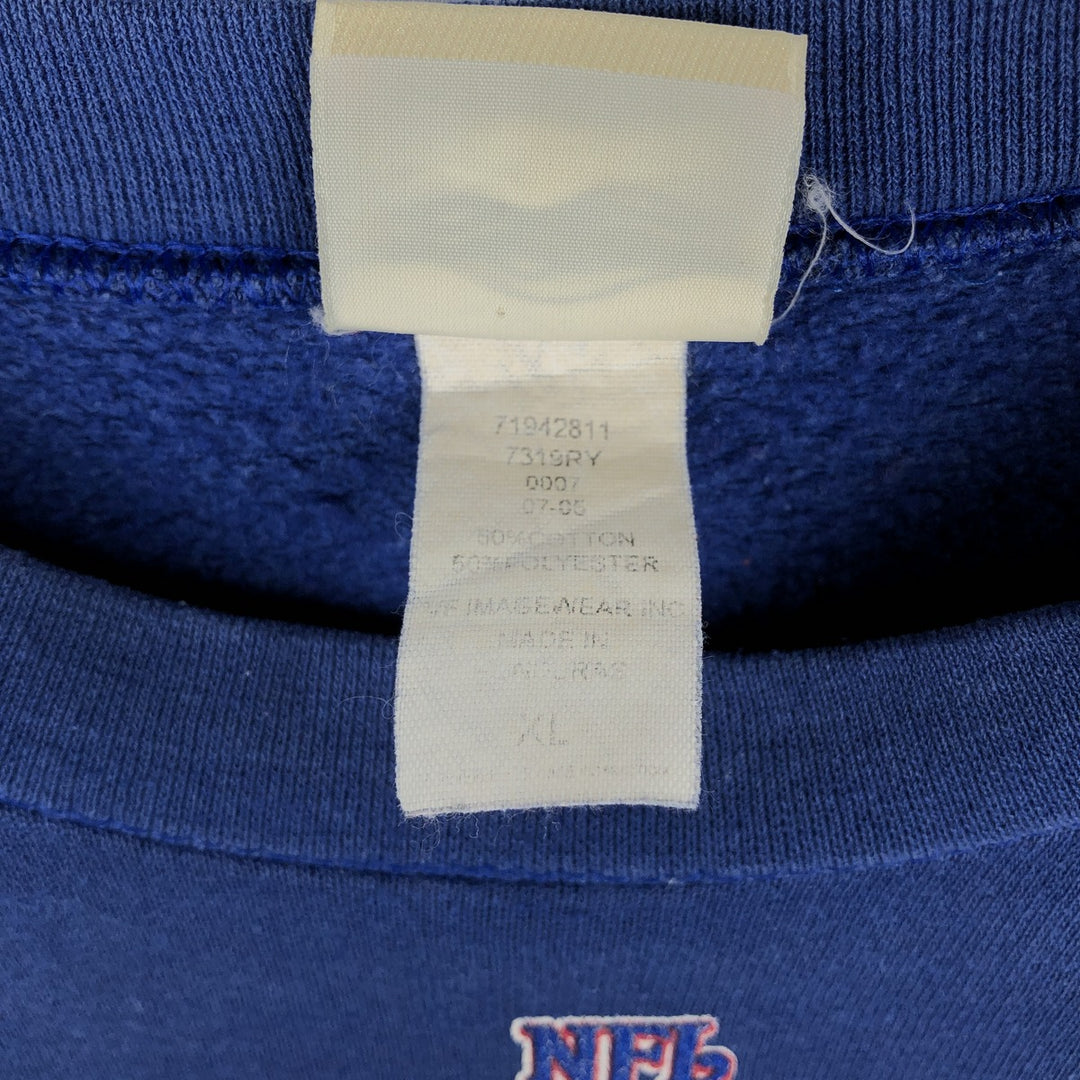 Lee Heavyweight NFL New York Giants Print Sweatshirt, Men's Size XL (Equivalent), Vintage cotton blue type Vintage Second Hand